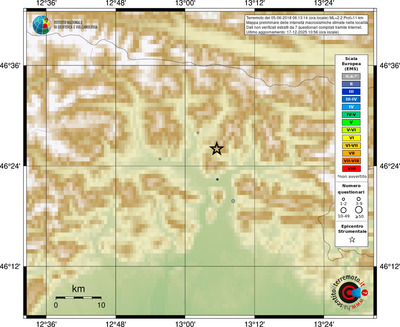 Mappa EMS - località