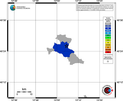 Mappa EMS - territori comuni
