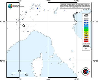 Mappa MCS - territori località