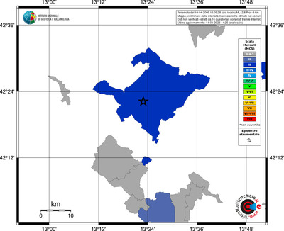 Mappa MCS - territori comuni