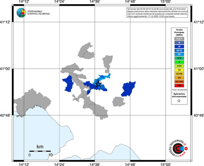 Mappa EMS - territori comuni
