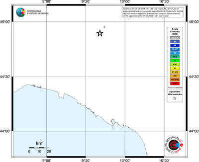 Mappa EMS - territori località
