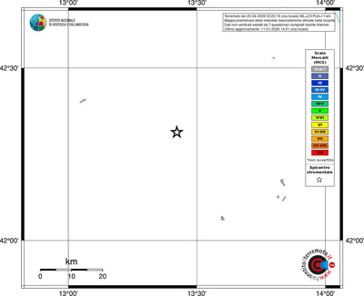 Mappa MCS - territori località