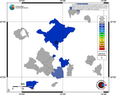 Mappa MCS - territori comuni