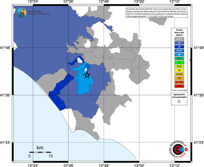 Mappa MCS - territori comuni