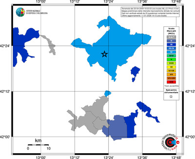 Mappa MCS - territori comuni