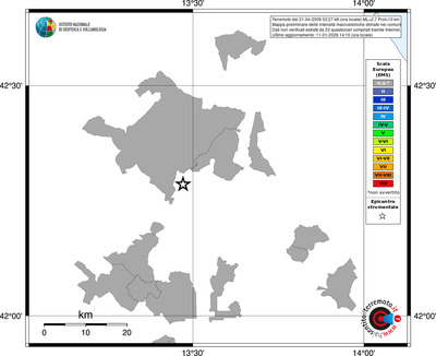 Mappa EMS - territori comuni