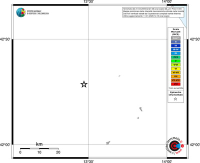 Mappa MCS - territori località