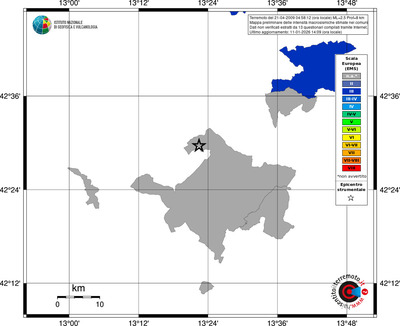 Mappa EMS - territori comuni