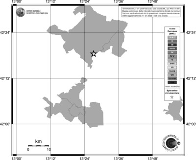 Mappa EMS - territori comuni