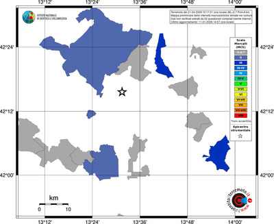 Mappa MCS - territori comuni
