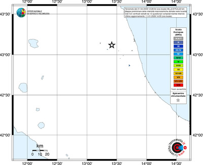 Mappa EMS - territori località