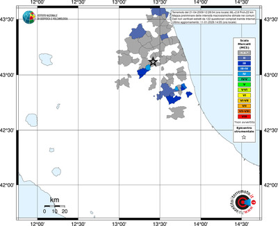 Mappa MCS - territori comuni