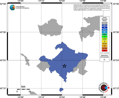 Mappa MCS - territori comuni