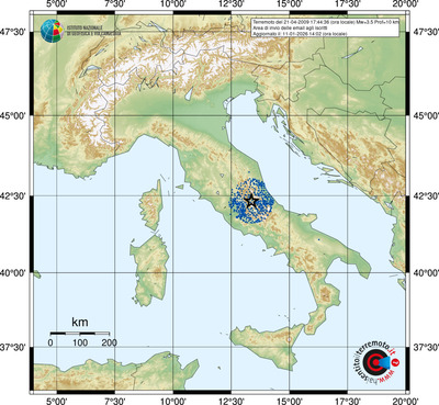Area di invio delle email agli iscritti