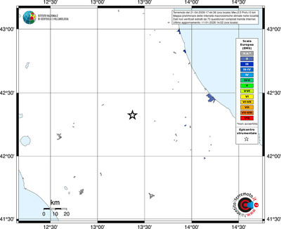 Mappa EMS - territori località