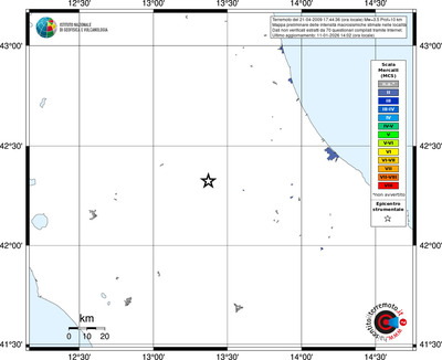 Mappa MCS - territori località