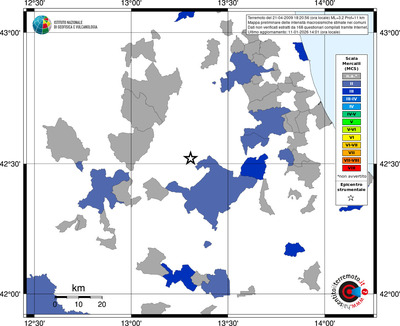 Mappa MCS - territori comuni