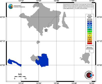 Mappa EMS - territori comuni