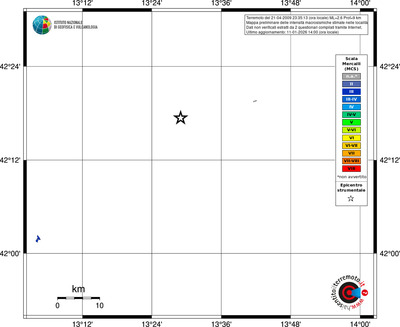 Mappa MCS - territori località