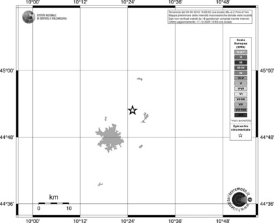 Mappa EMS - territori località