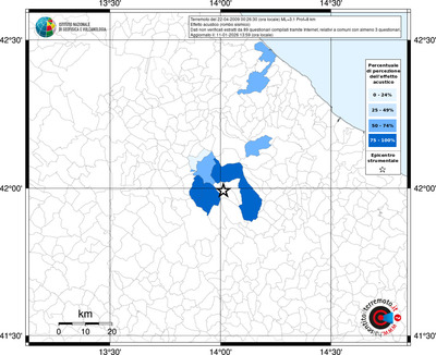 Mappa territorio comunale con almeno 3 questionari