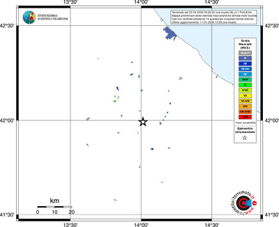 Mappa MCS - territori località