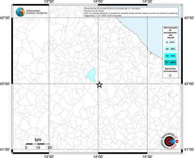 Mappa territorio comunale con almeno 3 questionari