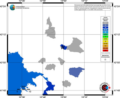 Mappa MCS - territori comuni