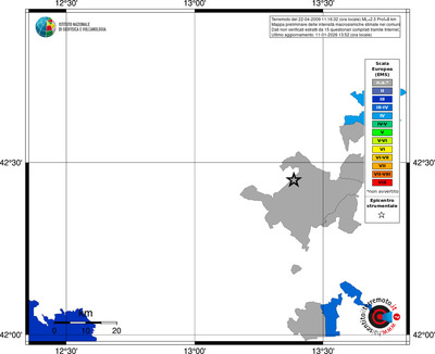 Mappa EMS - territori comuni