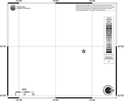 Mappa MCS - territori località