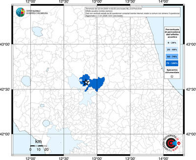 Mappa territorio comunale con almeno 3 questionari