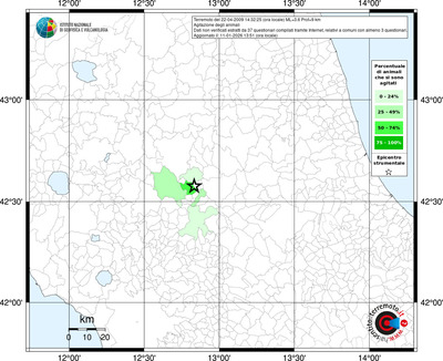 Mappa territorio comunale con almeno 3 questionari