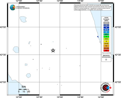 Mappa EMS - territori località