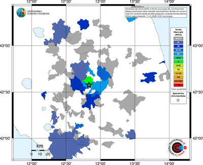 Mappa MCS - territori comuni
