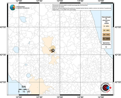 Mappa territorio comunale con almeno 3 questionari
