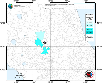 Mappa territorio comunale con almeno 3 questionari
