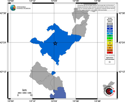 Mappa MCS - territori comuni