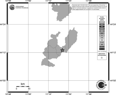 Mappa EMS - territori comuni