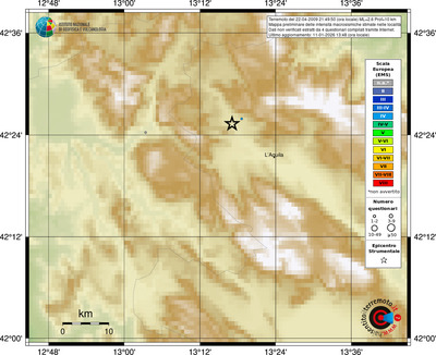 Mappa EMS - località