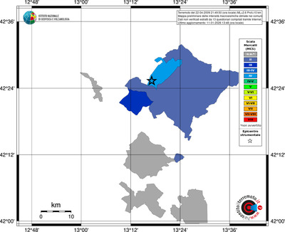 Mappa MCS - territori comuni