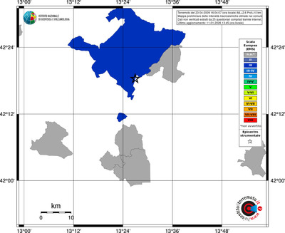 Mappa EMS - territori comuni