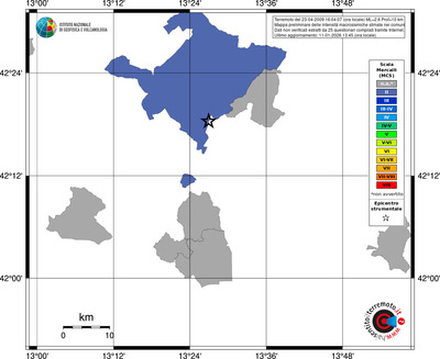 Mappa MCS - territori comuni