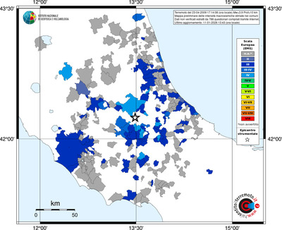 Mappa EMS - territori comuni