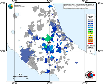 Mappa MCS - territori comuni