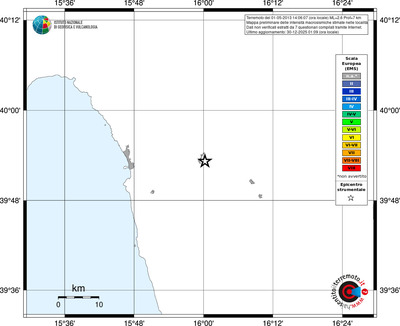 Mappa EMS - territori località
