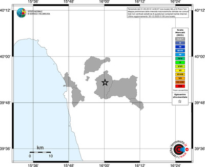 Mappa MCS - territori comuni