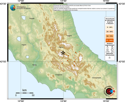 Mappa comuni con almeno 3 questionari