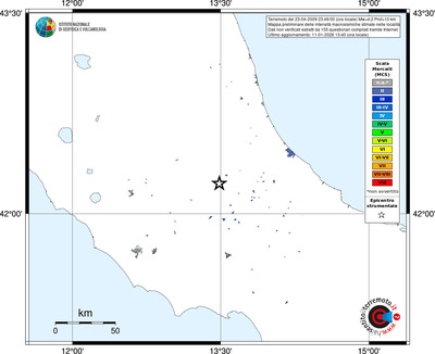 Mappa MCS - territori località