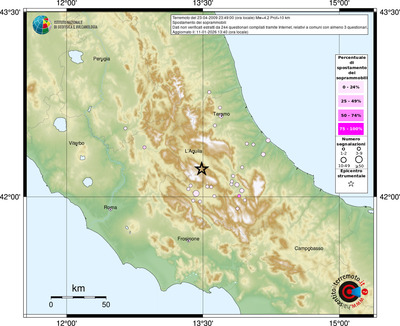 Mappa comuni con almeno 3 questionari